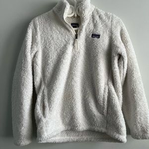 Patagonia fuzzy fleece quarter zip